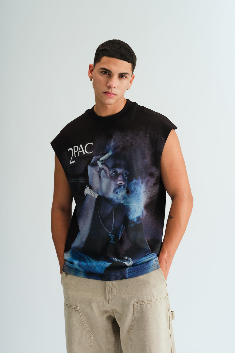 Tupac Oversized Tank - BonkersCorner