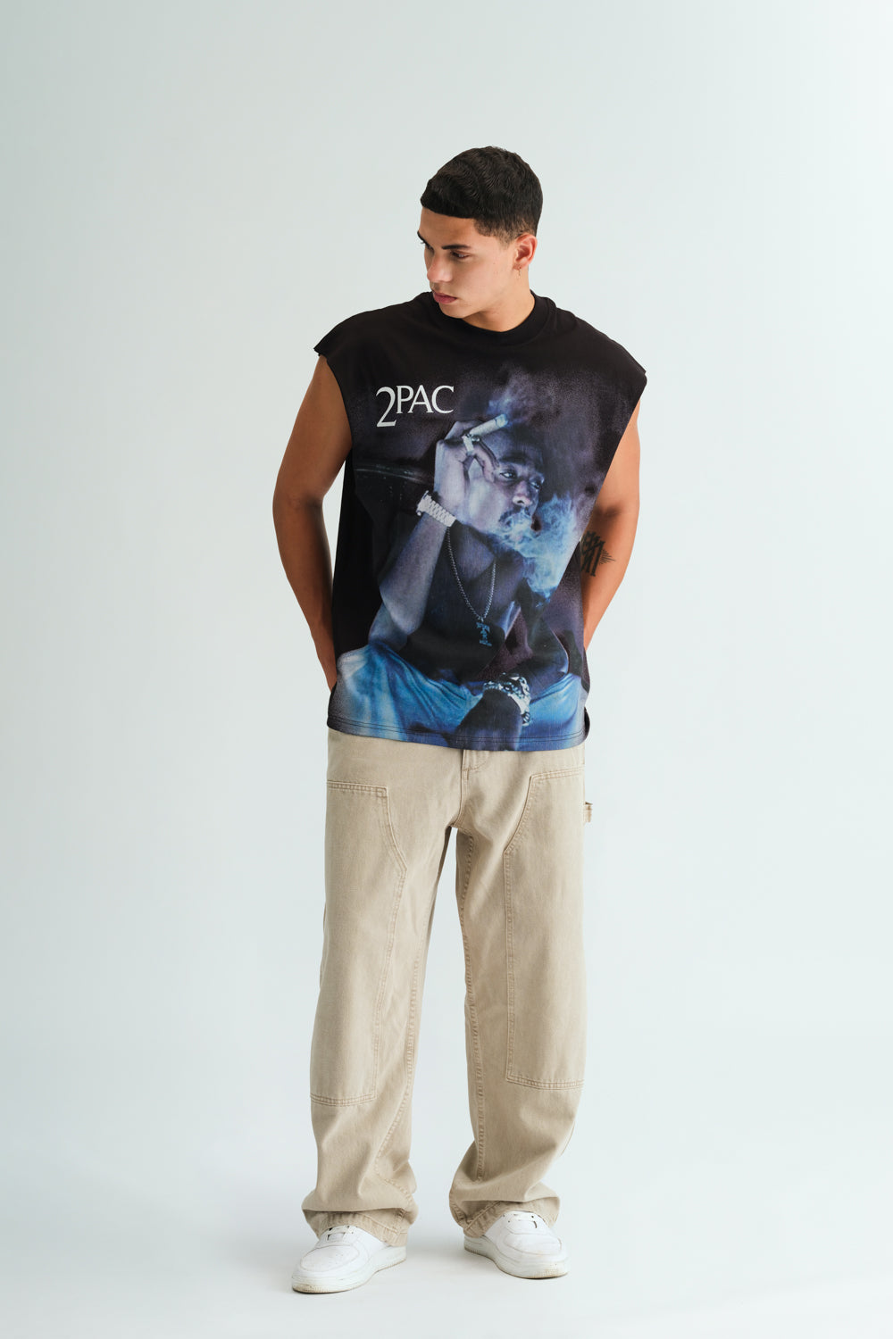 Tupac Oversized Tank - BonkersCorner
