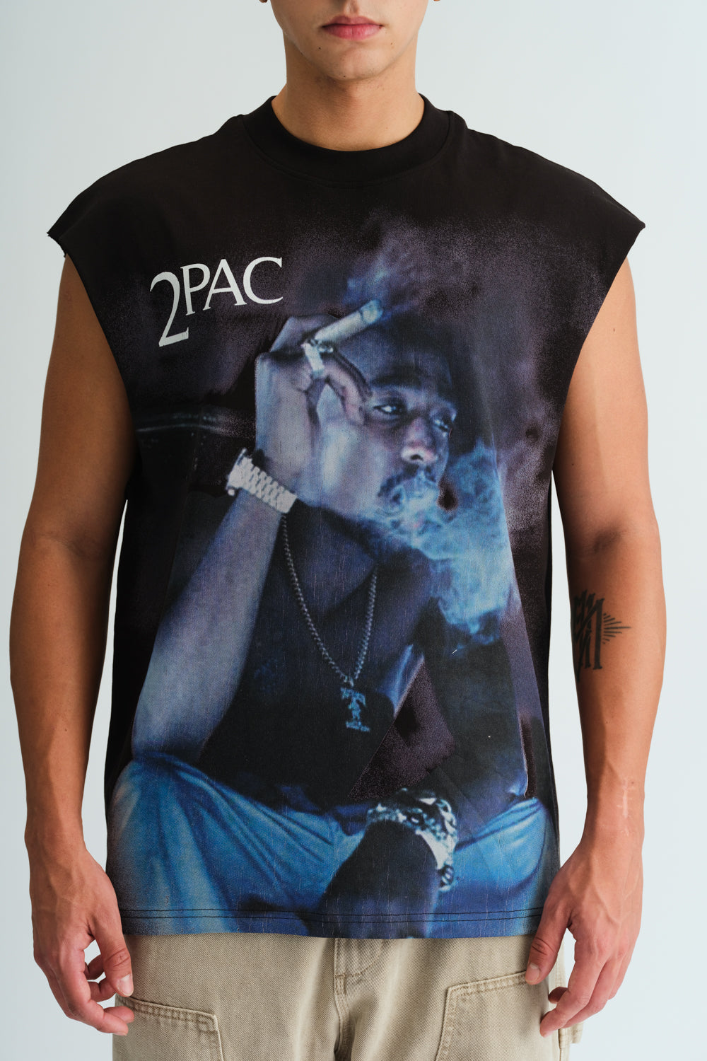 Tupac Oversized Tank - BonkersCorner
