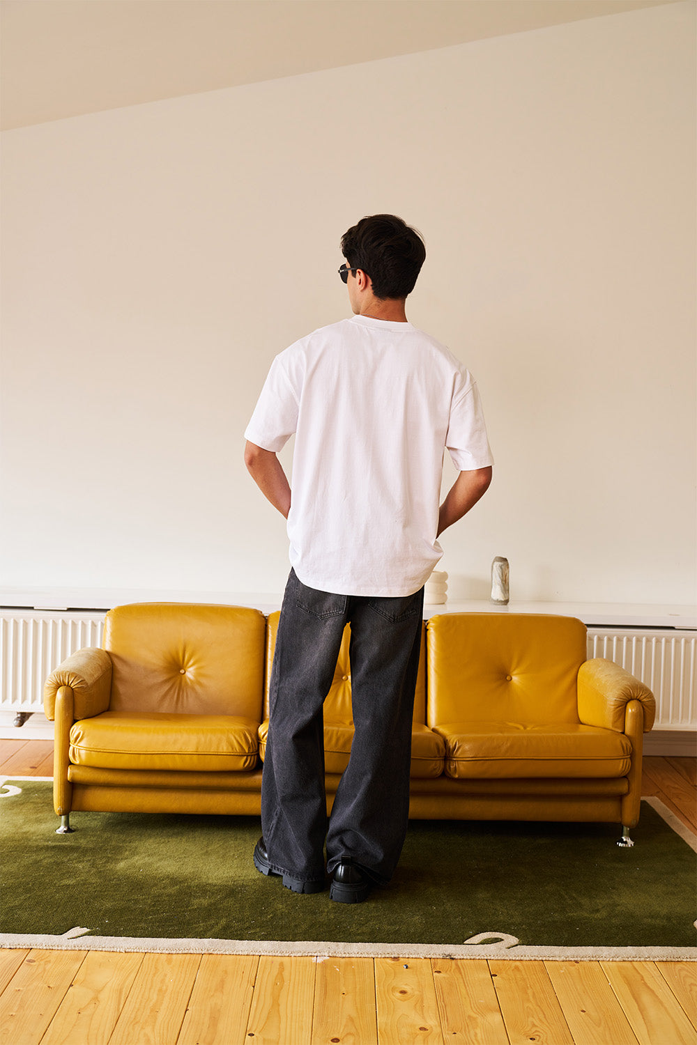 White Bonkers X Smiley Oversized T-shirt - BonkersCorner