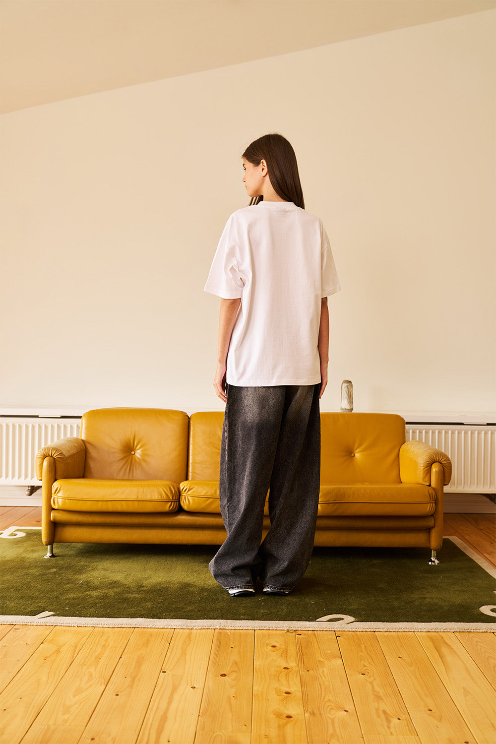 White Bonkers X Smiley Oversized T-shirt - BonkersCorner