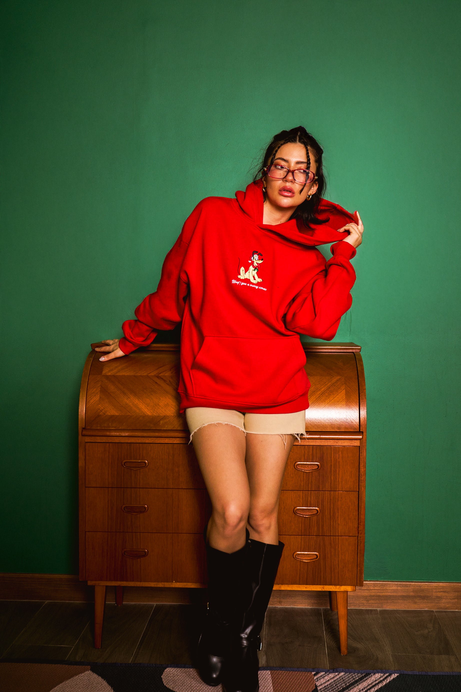 Woof You A Merry Xmas Hoodie - BonkersCorner