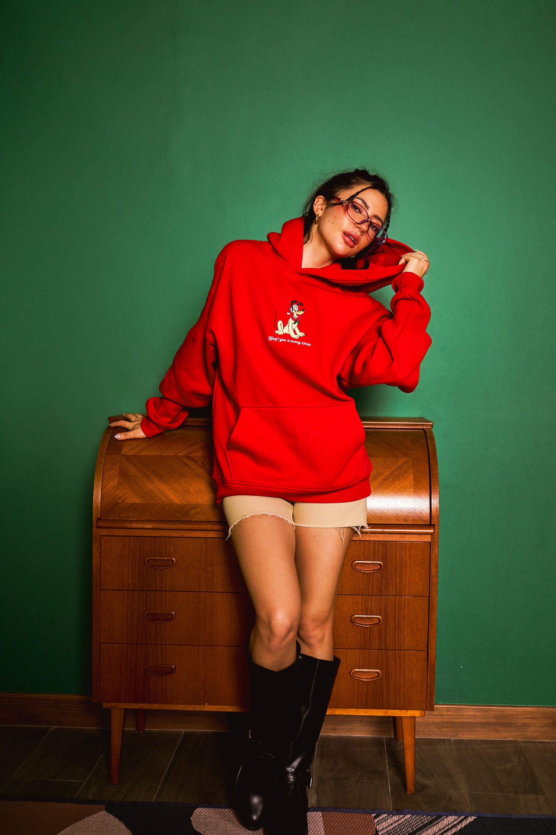 Woof You A Merry Xmas Hoodie - BonkersCorner
