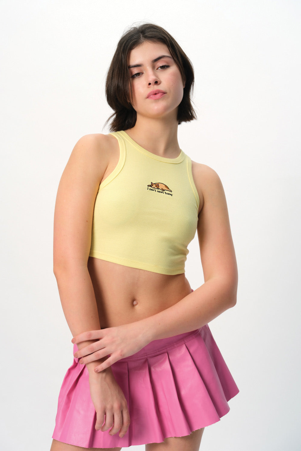 I Can’t Adult Today Ribbed Tank - BonkersCorner