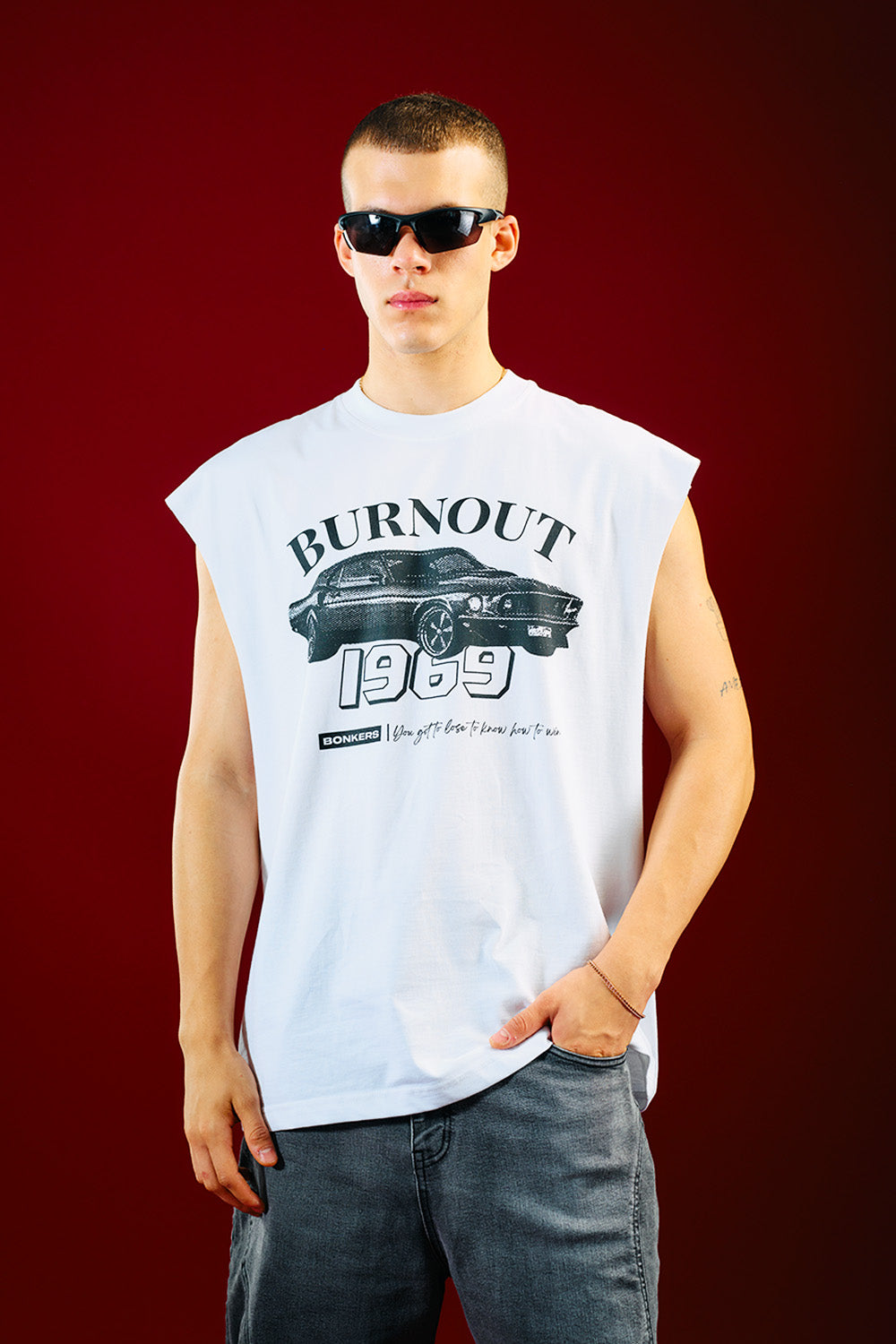 Burnout 1969 Vest Tank - BonkersCorner