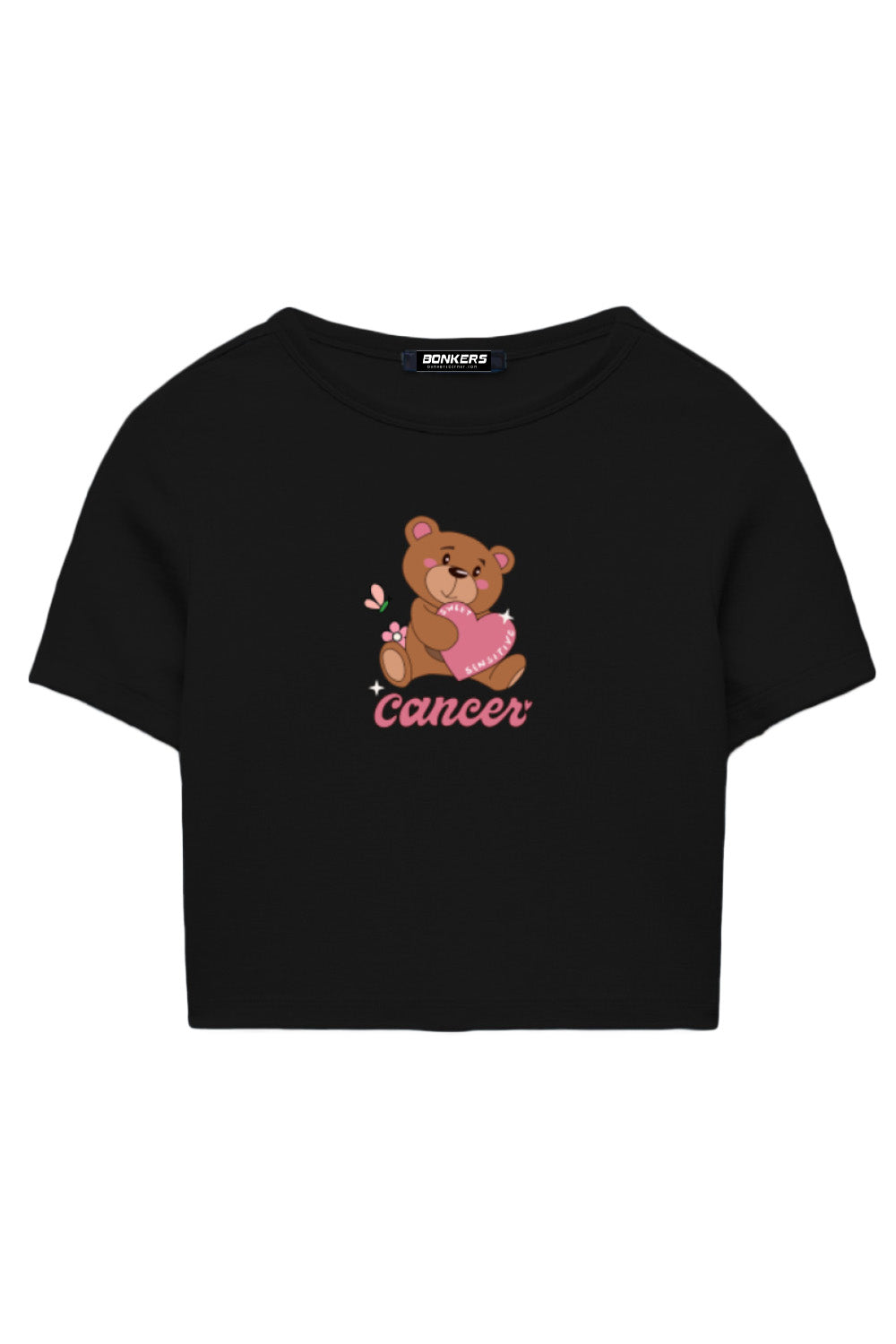 Cancer Cosmic Long Length Baby Tee - BonkersCorner