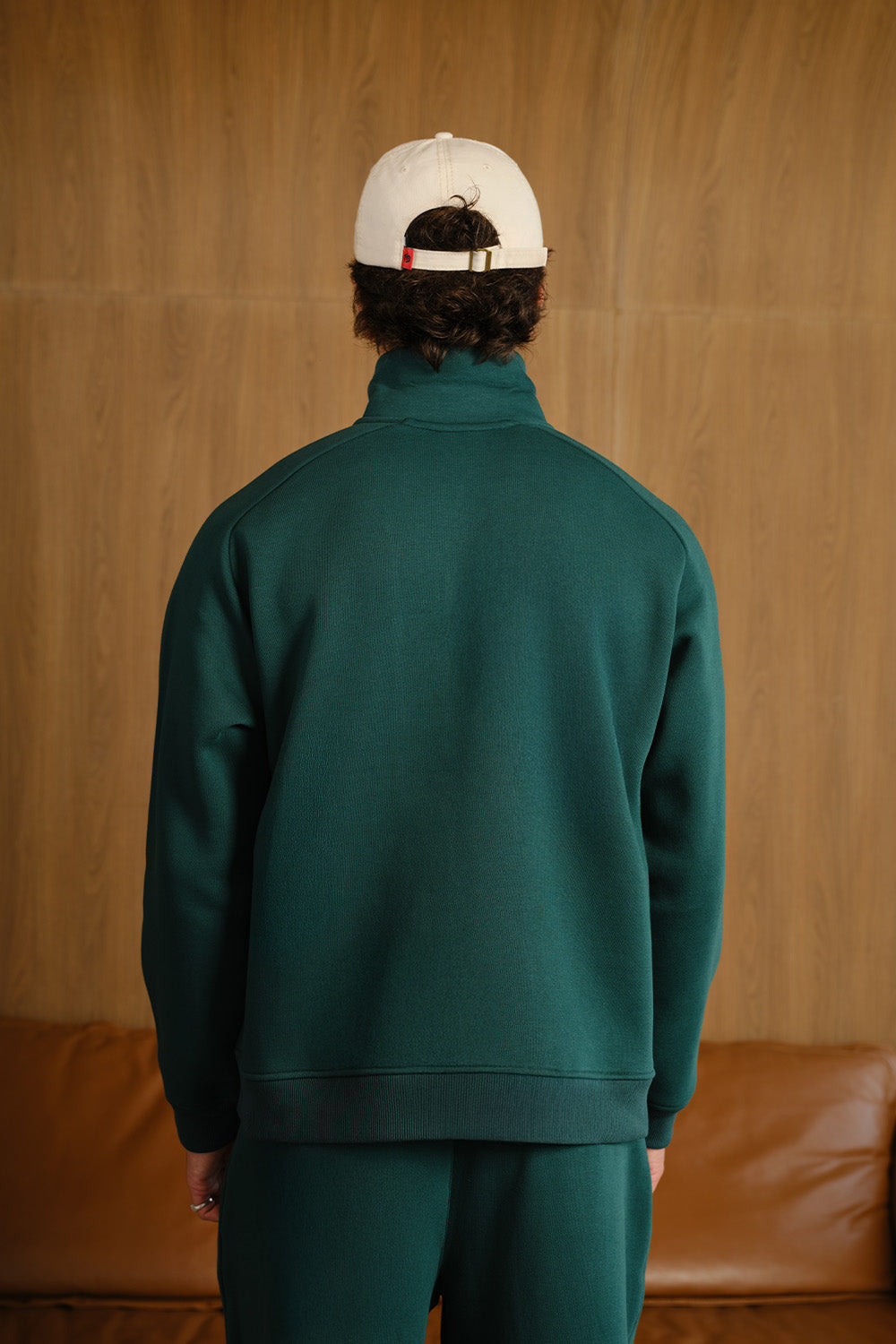 CEO Green High Neck Zipper Jacket - BonkersCorner