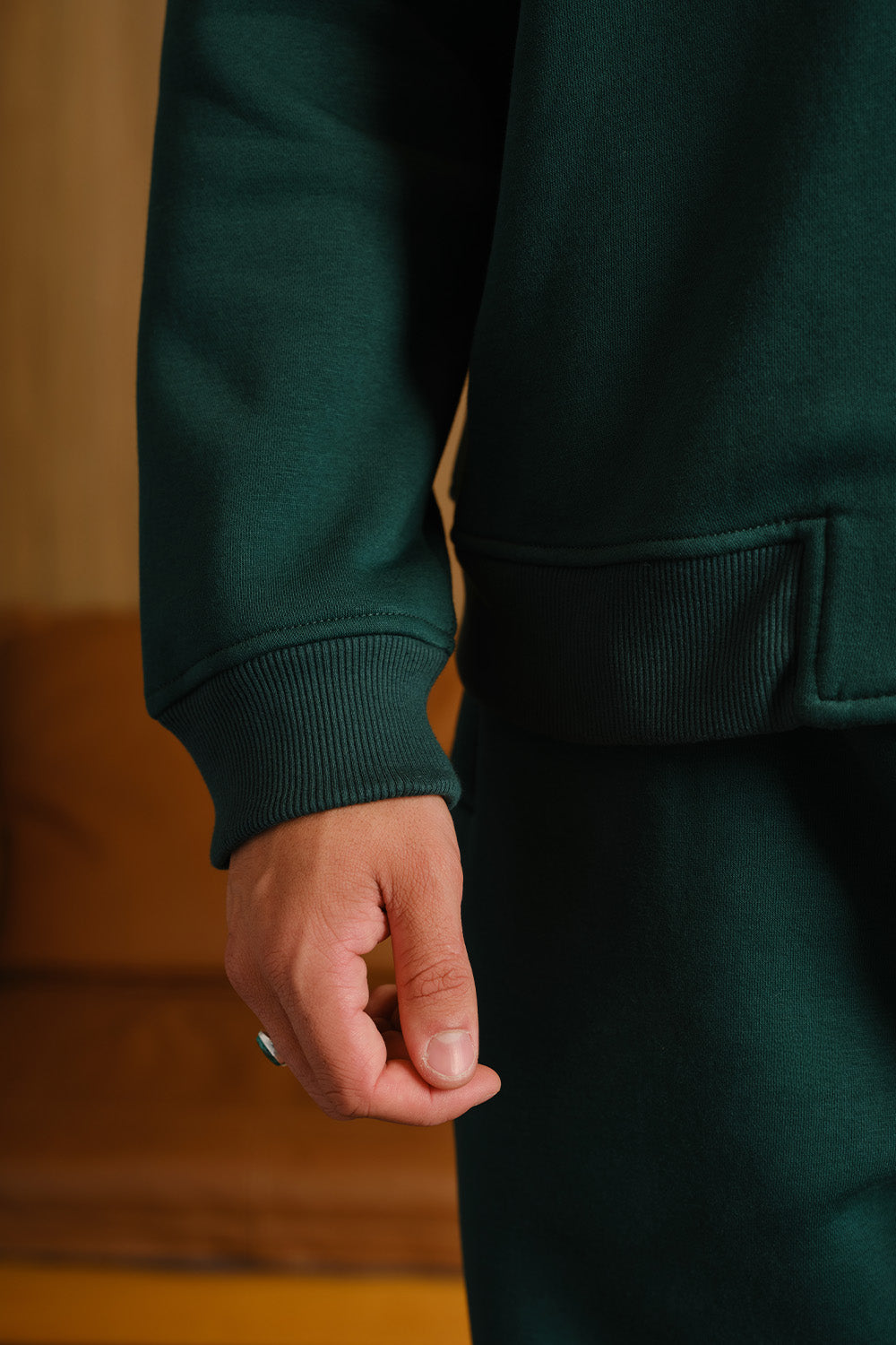 CEO Green High Neck Zipper Jacket - BonkersCorner