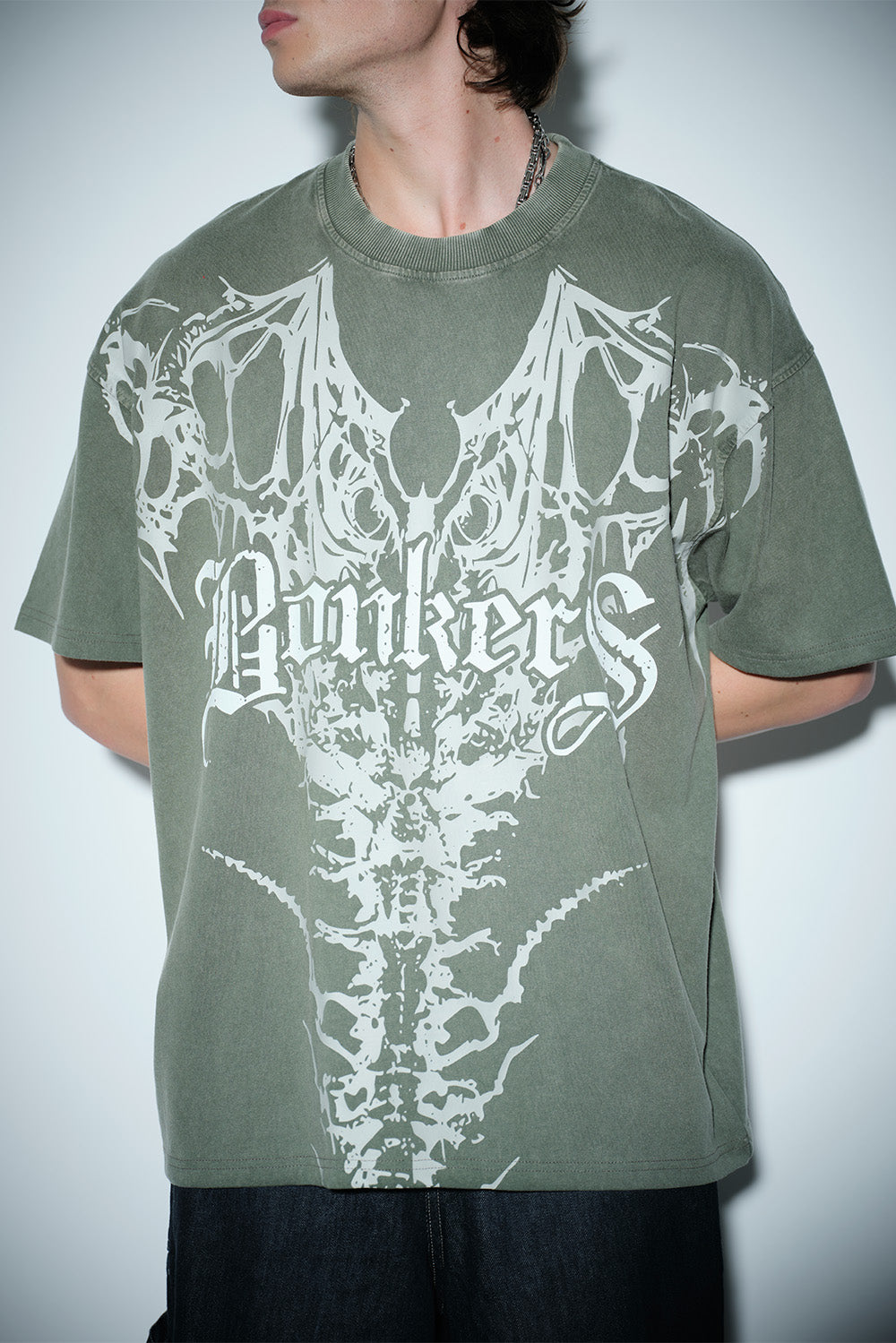 Cathedral Spine Oversized T-shirt - BonkersCorner