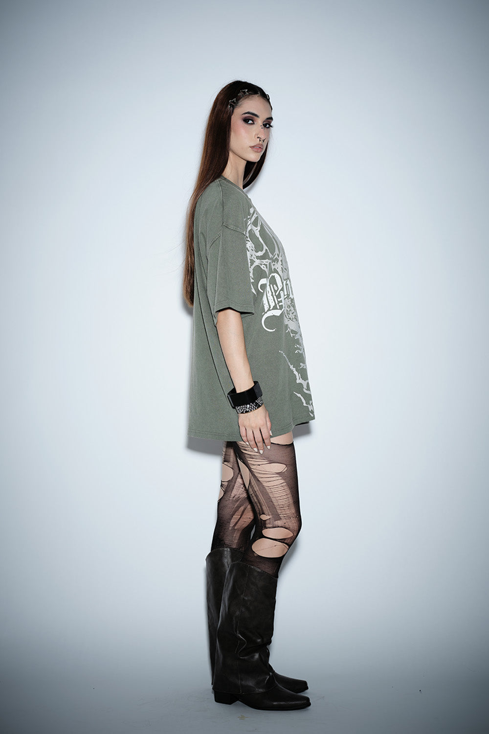 Cathedral Spine Oversized T-shirt - BonkersCorner