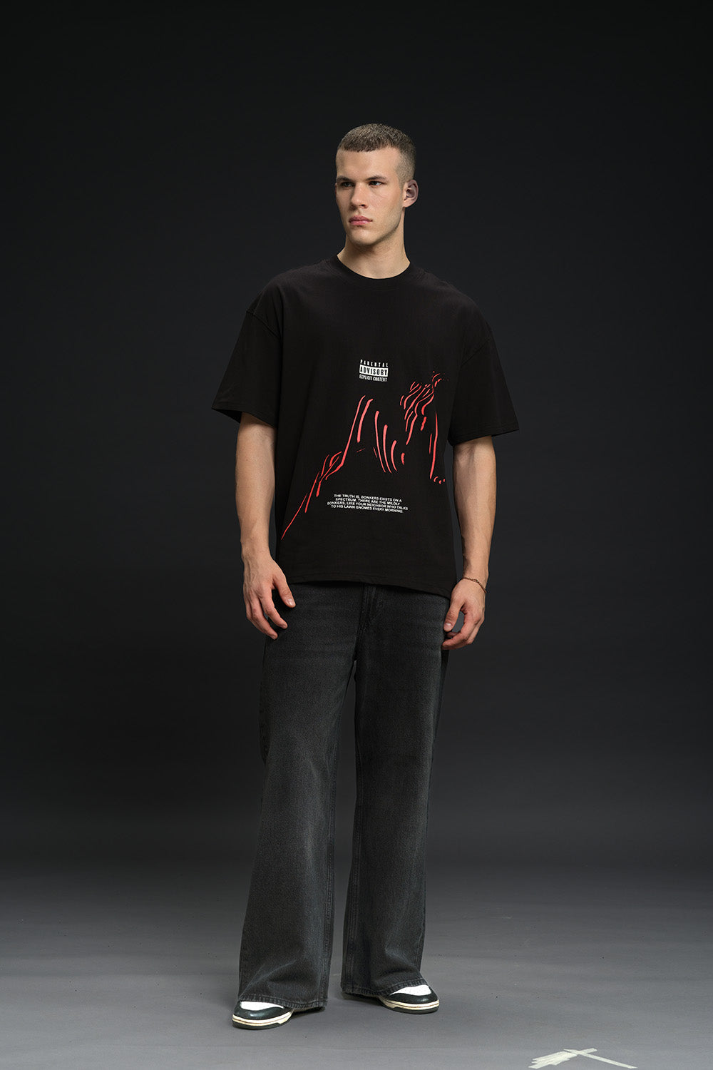 Censored Chaos Oversized T-shirt - BonkersCorner