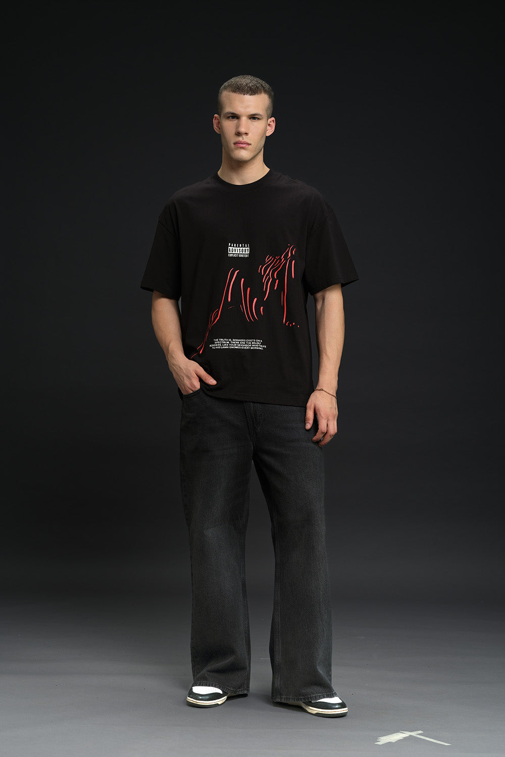 Censored Chaos Oversized T-shirt - BonkersCorner