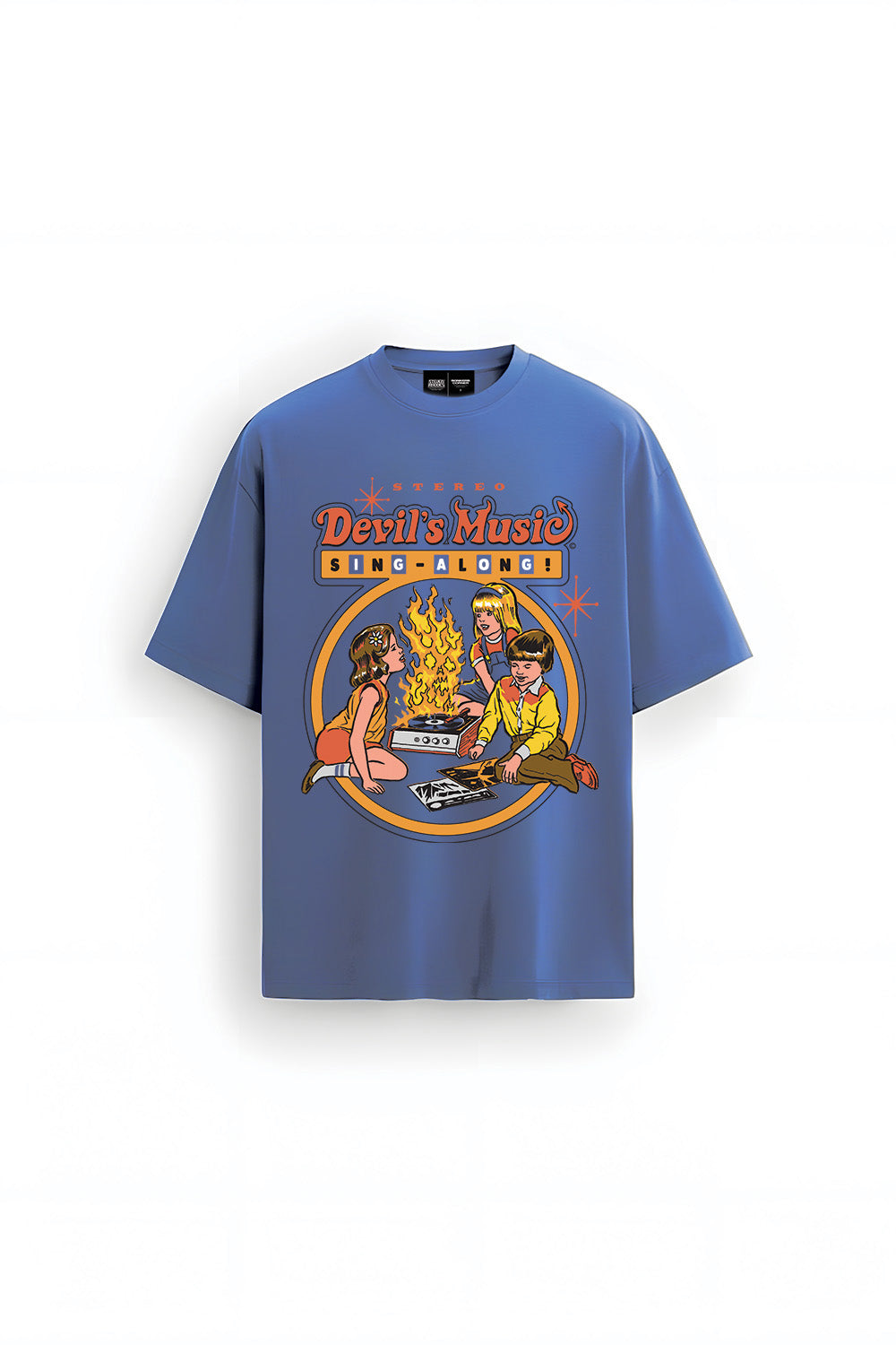 Devil's Music Oversized T-shirt - BonkersCorner