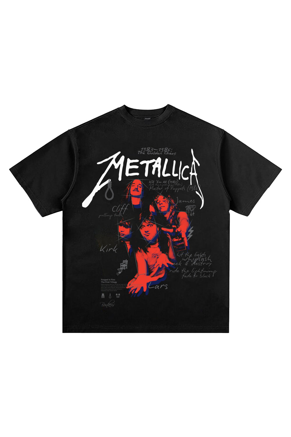 Metallica Kill 'Em All Oversized T-shirt - BonkersCorner