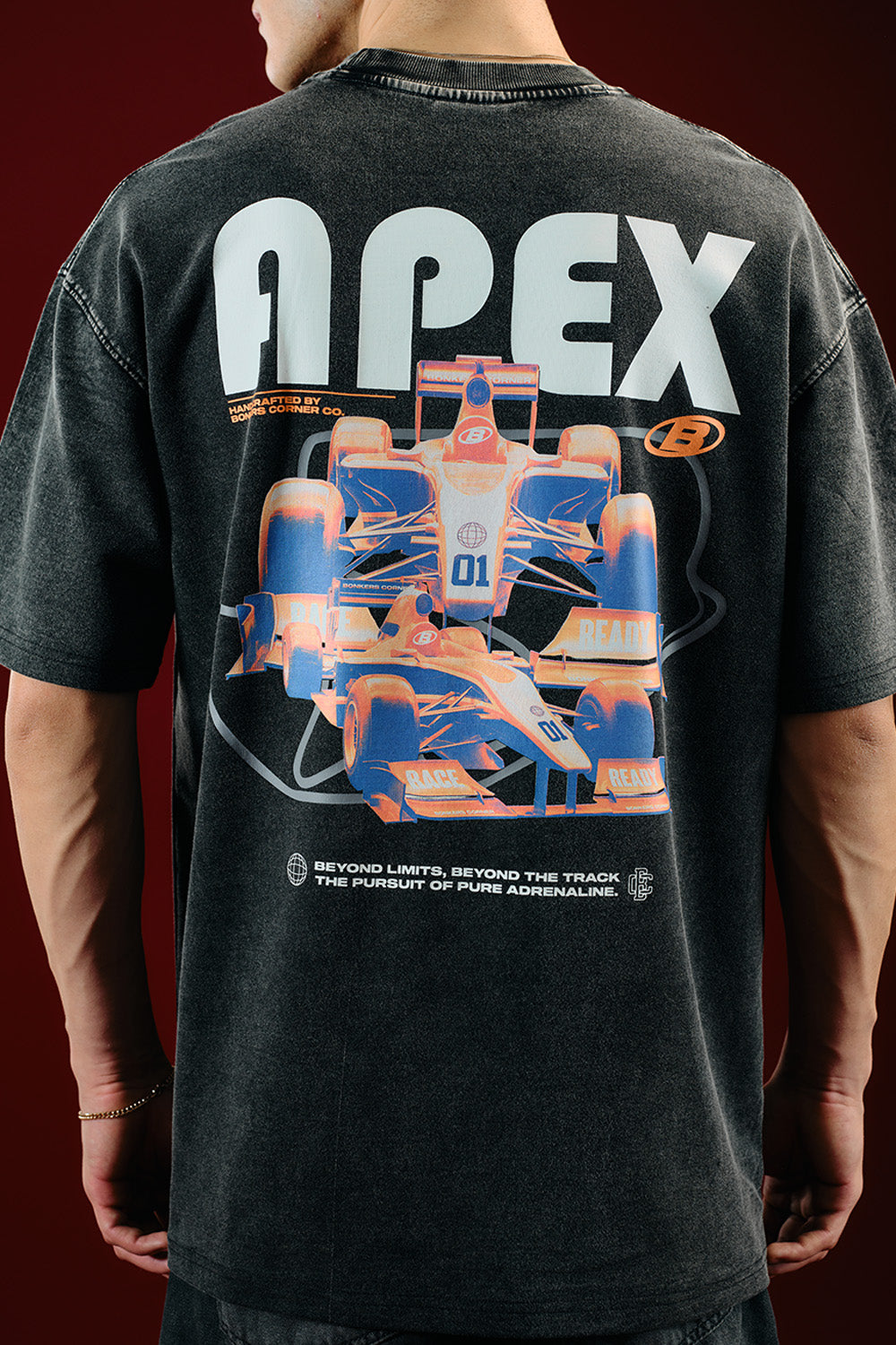 Faded Apex Beyond Limits Oversized T-shirt - BonkersCorner
