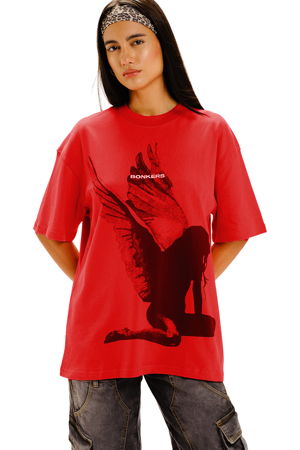 Fallen Angel Oversized T-shirt - BonkersCorner
