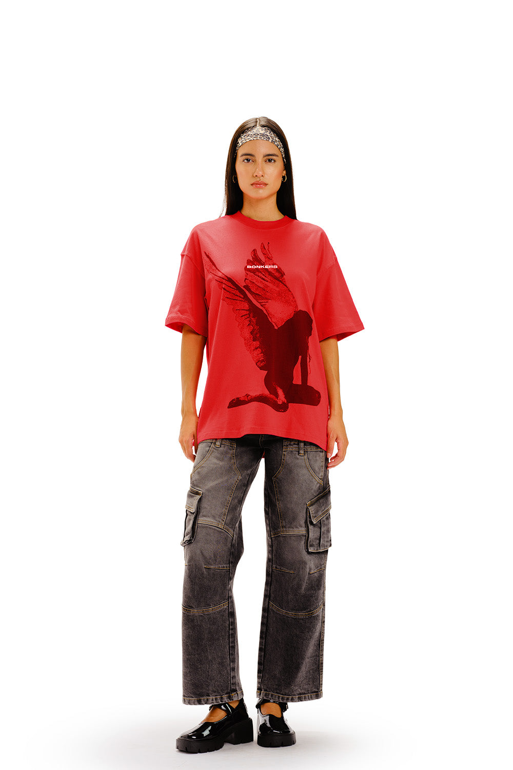 Fallen Angel Oversized T-shirt - BonkersCorner