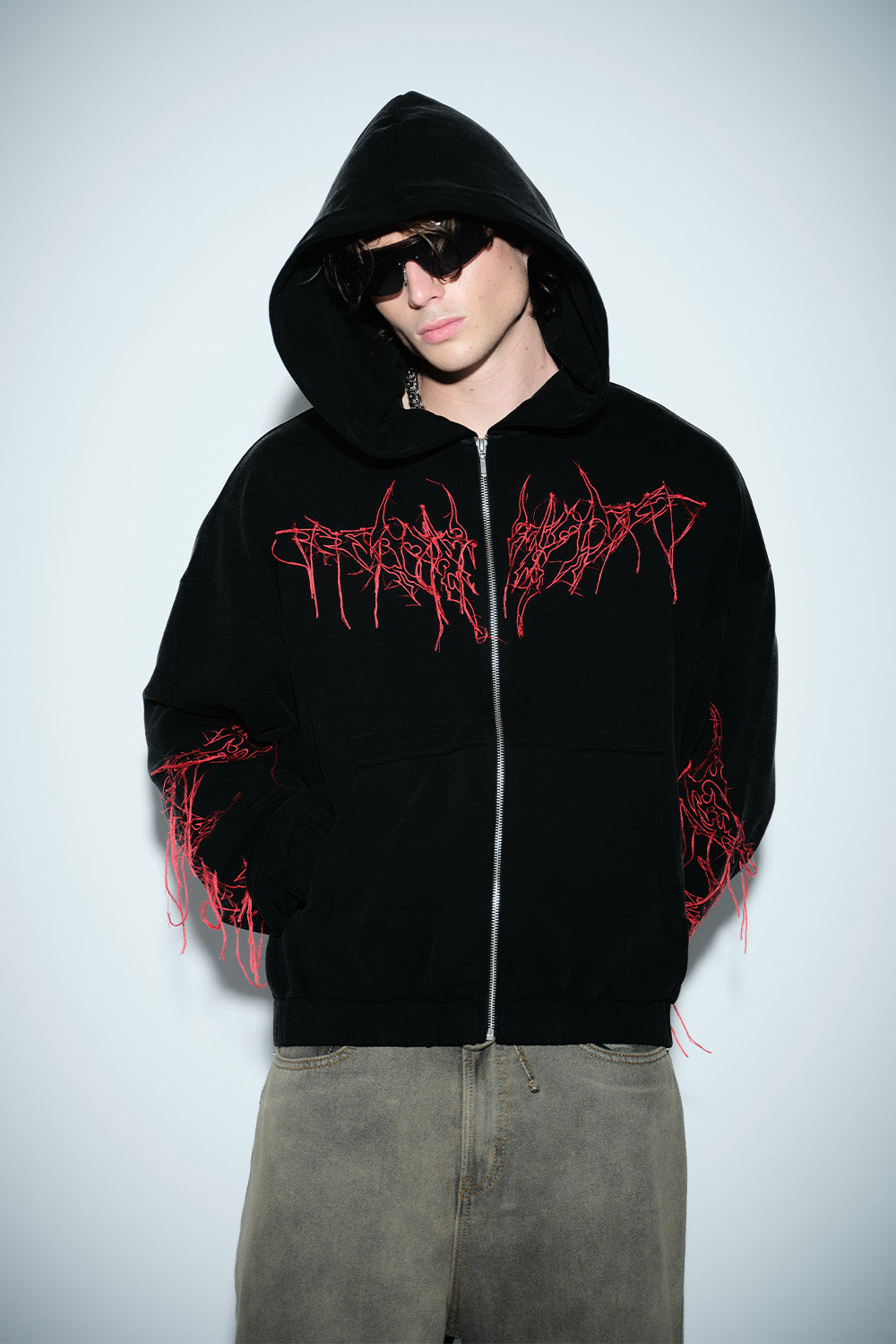 Fangline Zipper Jacket - BonkersCorner