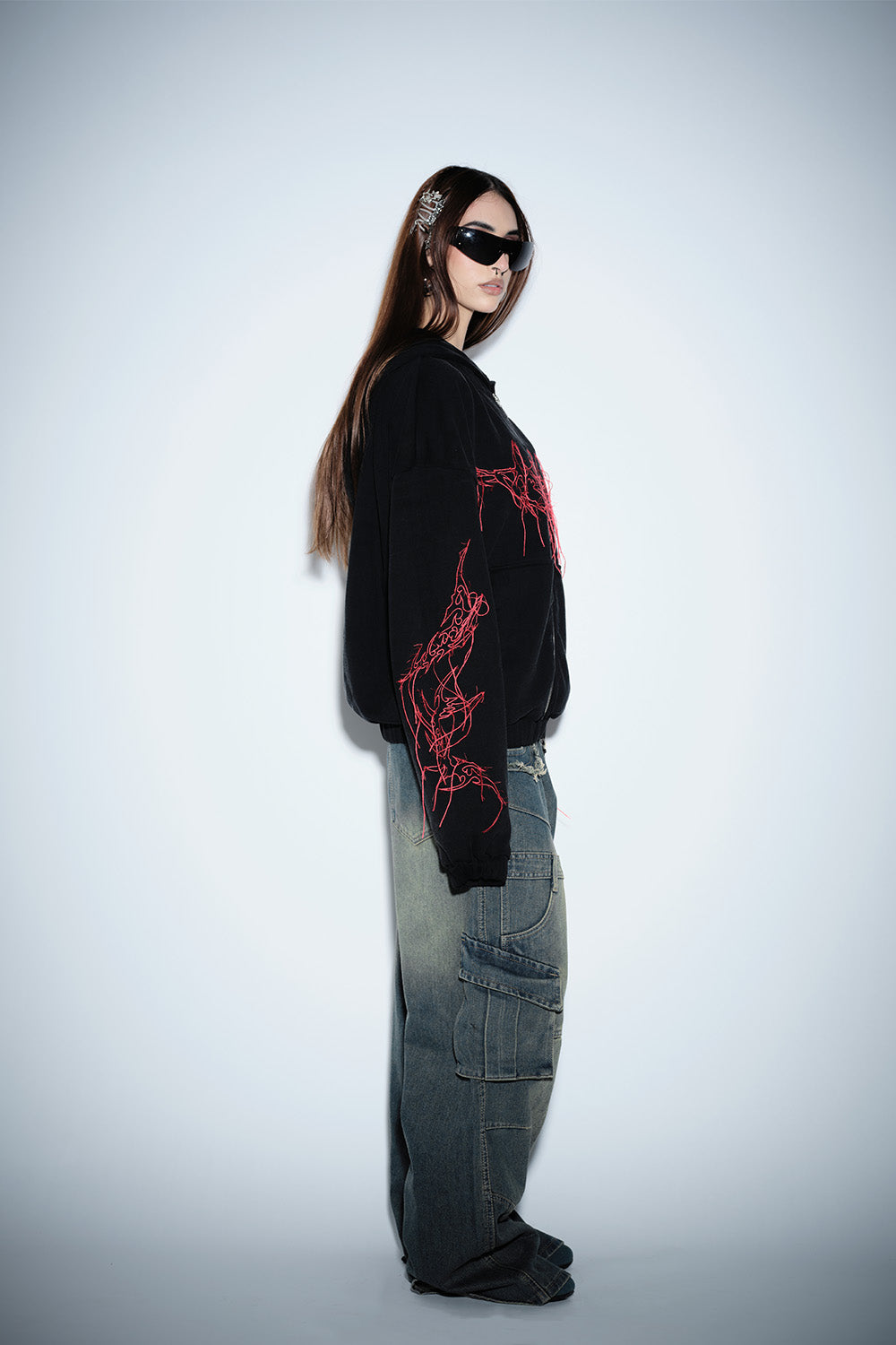 Fangline Zipper Jacket - BonkersCorner