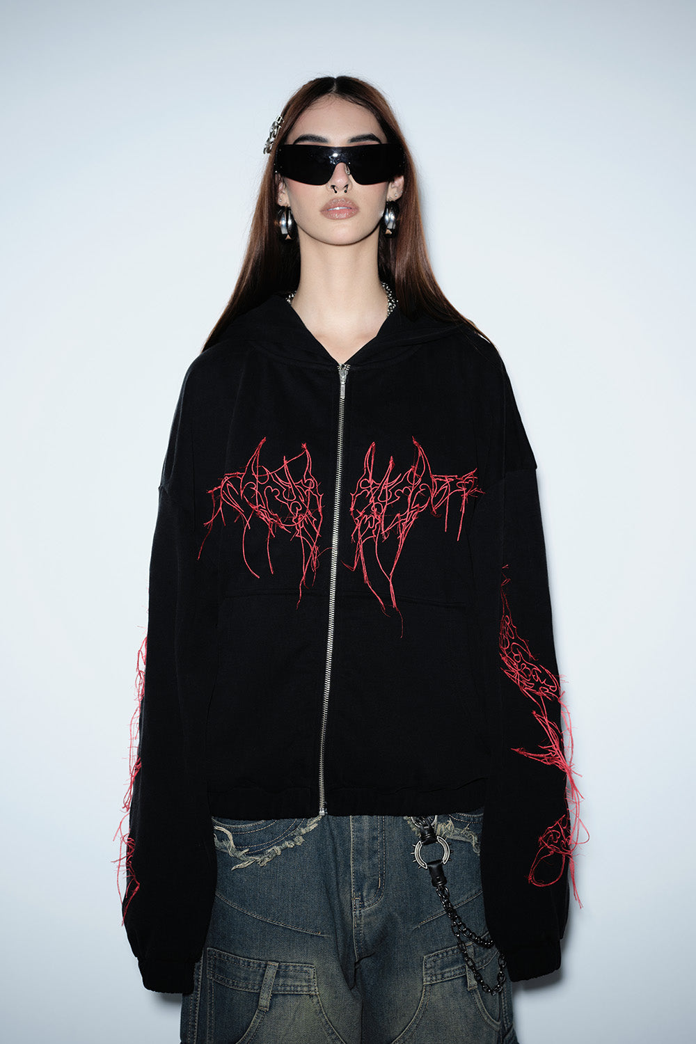 Fangline Zipper Jacket - BonkersCorner