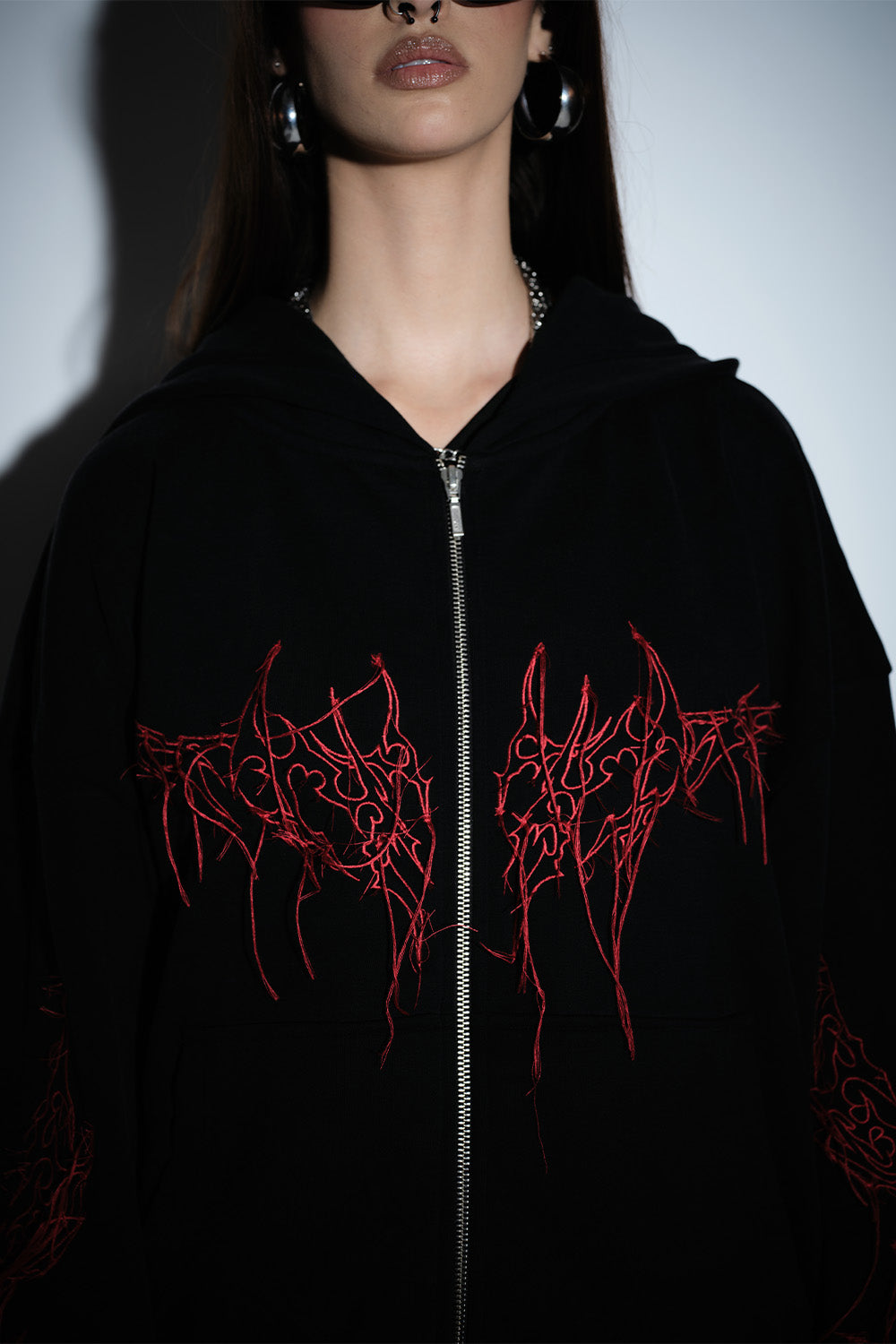 Fangline Zipper Jacket - BonkersCorner