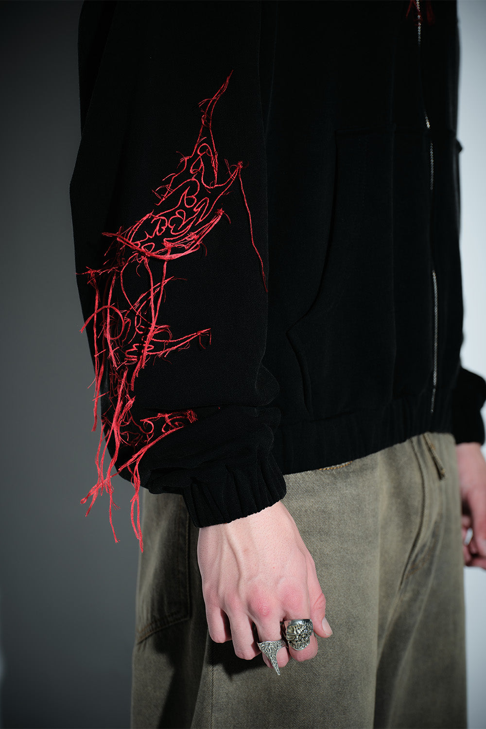 Fangline Zipper Jacket - BonkersCorner