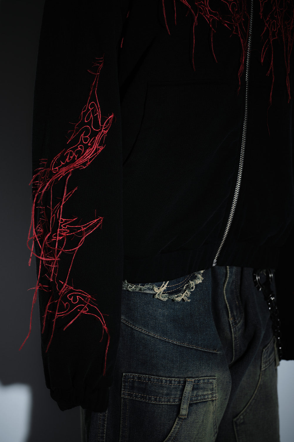 Fangline Zipper Jacket - BonkersCorner