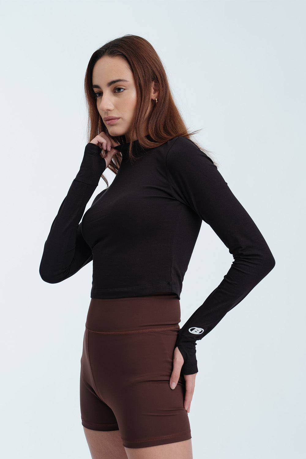 Flex Full Sleeves Crop Top - BonkersCorner