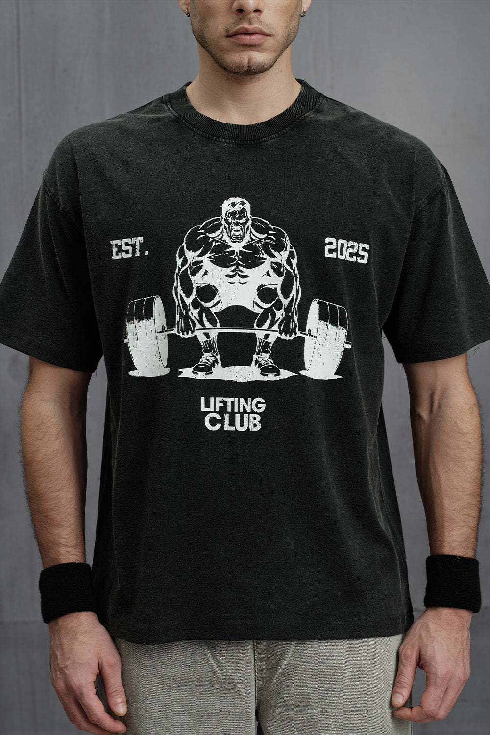 Lifting Club Oversized T-shirt - BonkersCorner