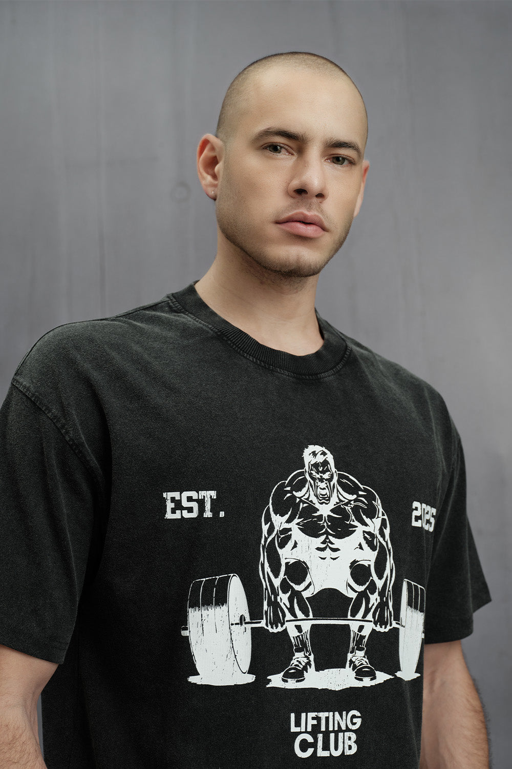 Lifting Club Oversized T-shirt - BonkersCorner