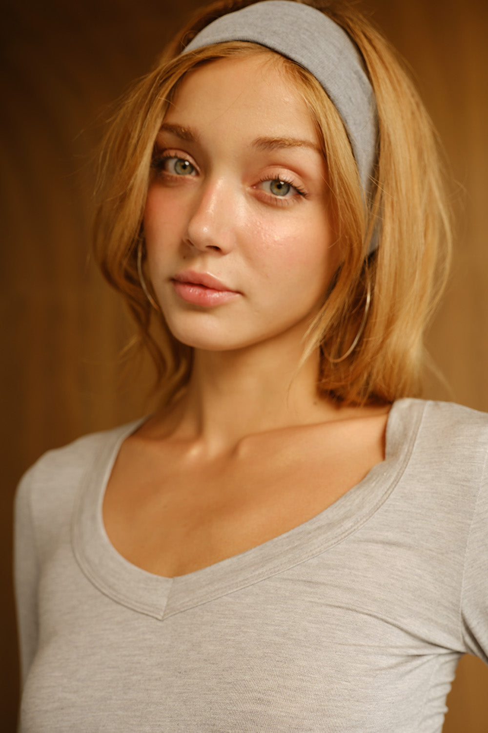 Light Grey Modal Long Sleeve Top - BonkersCorner