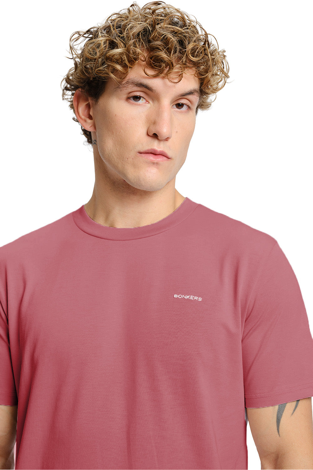 Mauve Mist Supima Regular Fit T-shirt - BonkersCorner