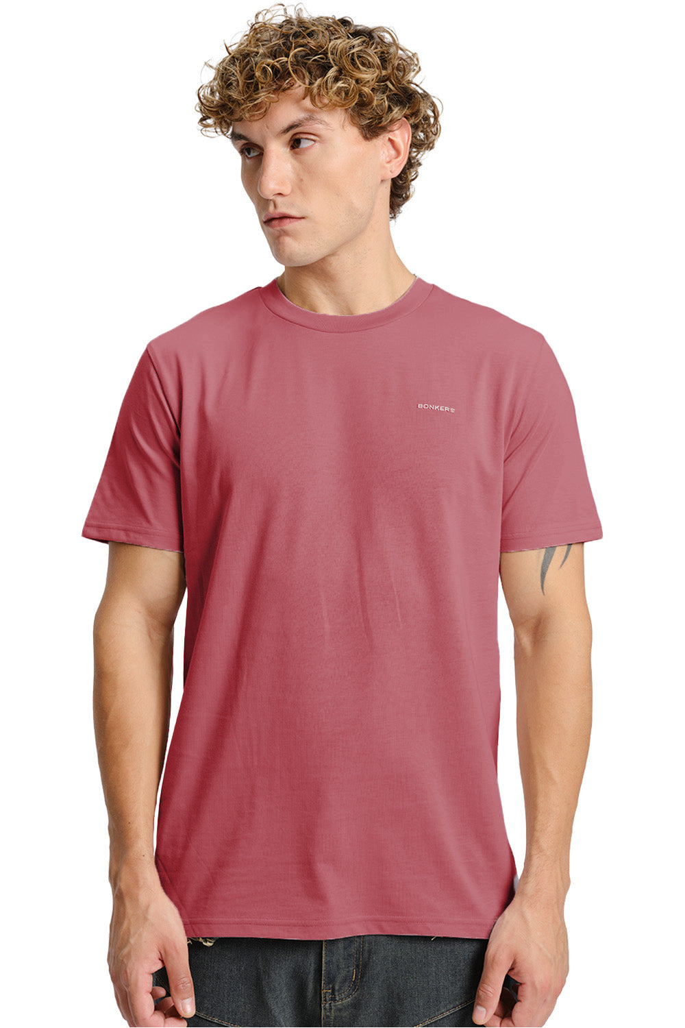 Mauve Mist Supima Regular Fit T-shirt - BonkersCorner