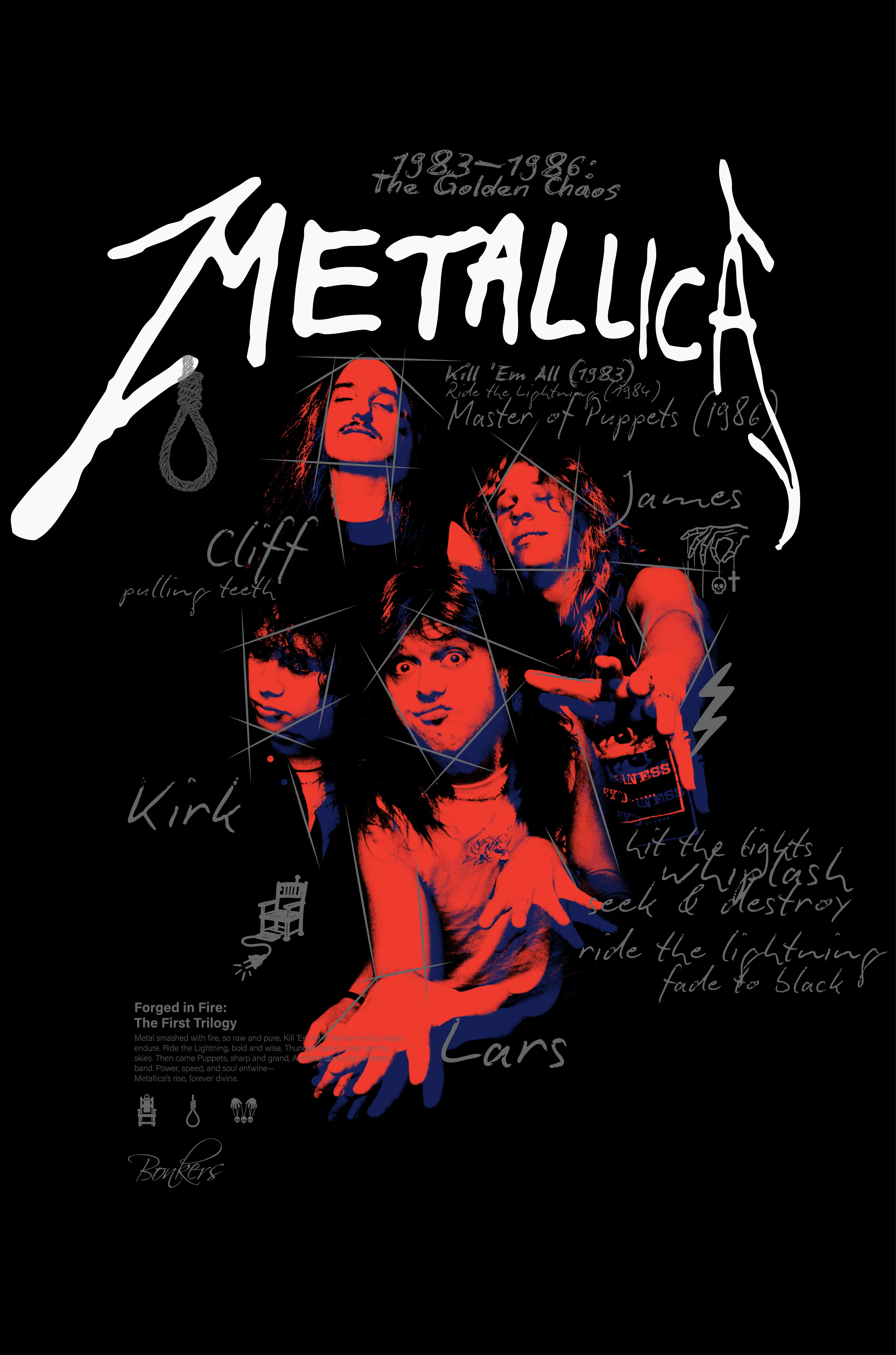 Metallica Kill 'Em All Oversized T-shirt - BonkersCorner
