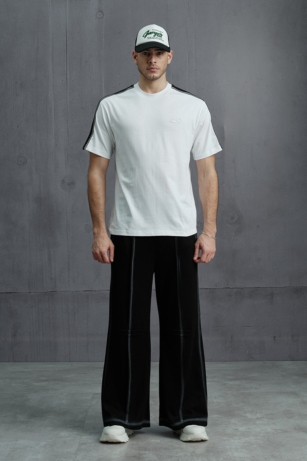 Monostripe Oversized T-Shirt - BonkersCorner
