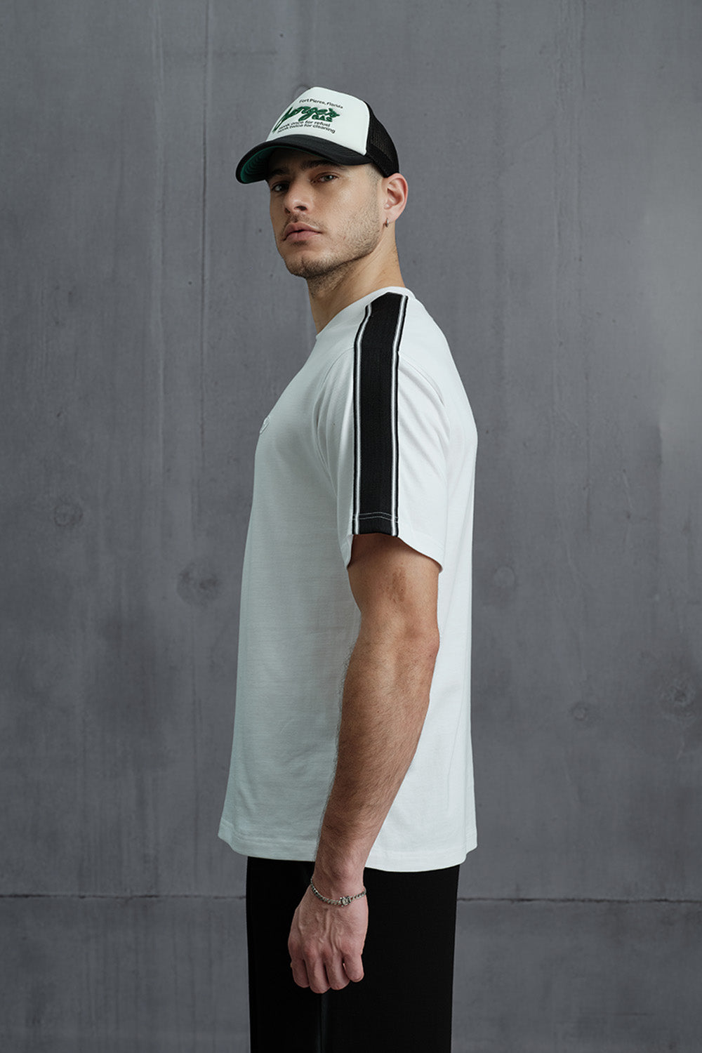 Monostripe Oversized T-Shirt - BonkersCorner
