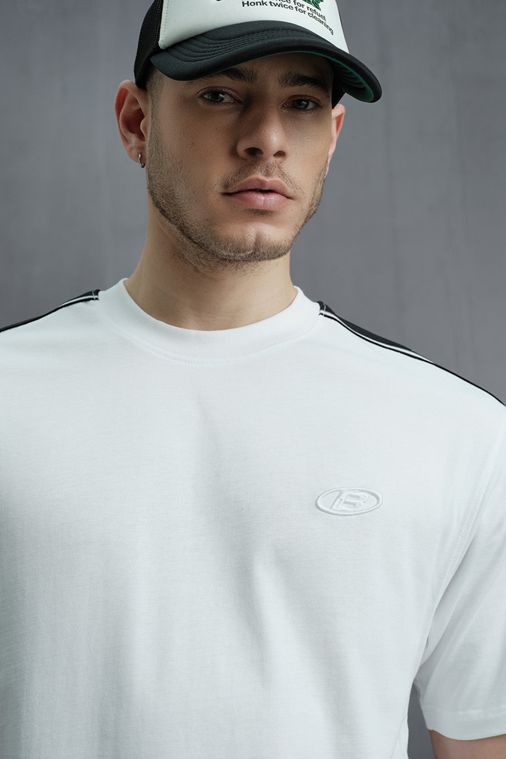 Monostripe Oversized T-Shirt - BonkersCorner
