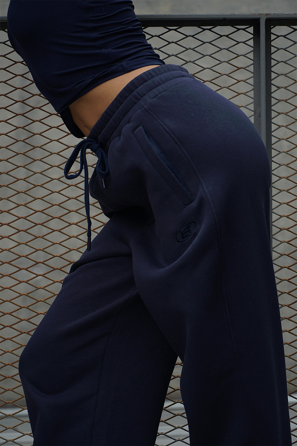 Navy Blue On The Go Joggers - BonkersCorner