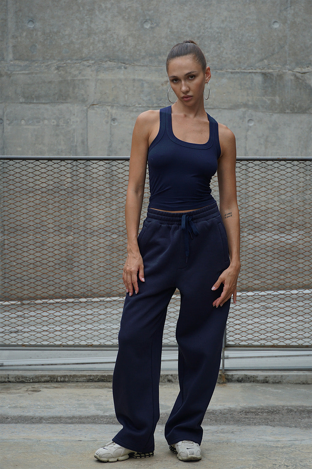 Navy Blue On The Go Joggers - BonkersCorner