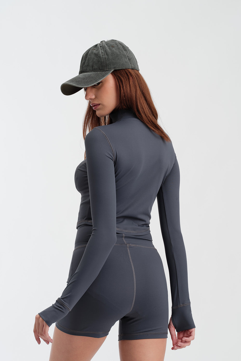 Odyssey Grey Defined Cropped Jacket - BonkersCorner