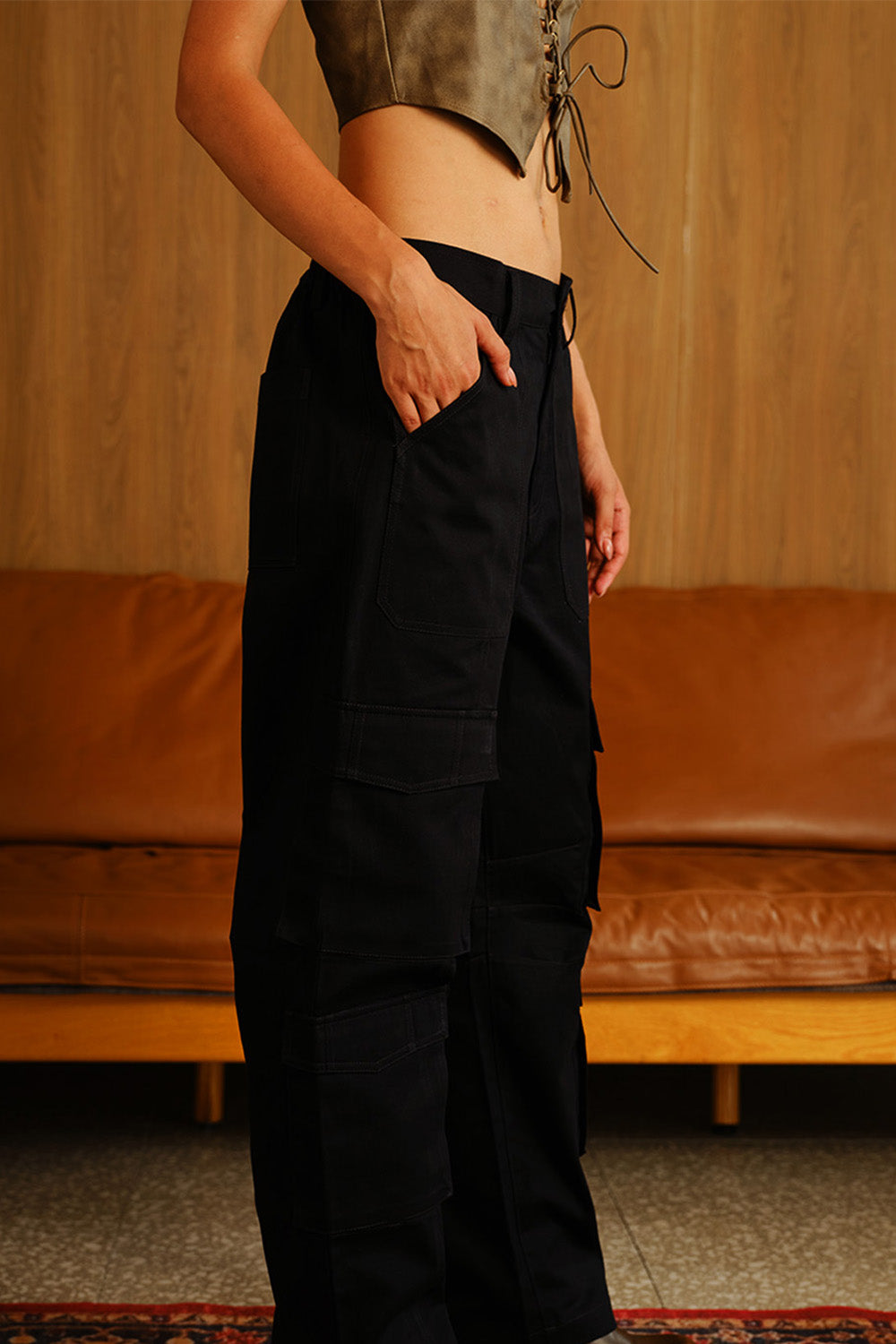Onyx 8 Pockets Cargo Pant - BonkersCorner
