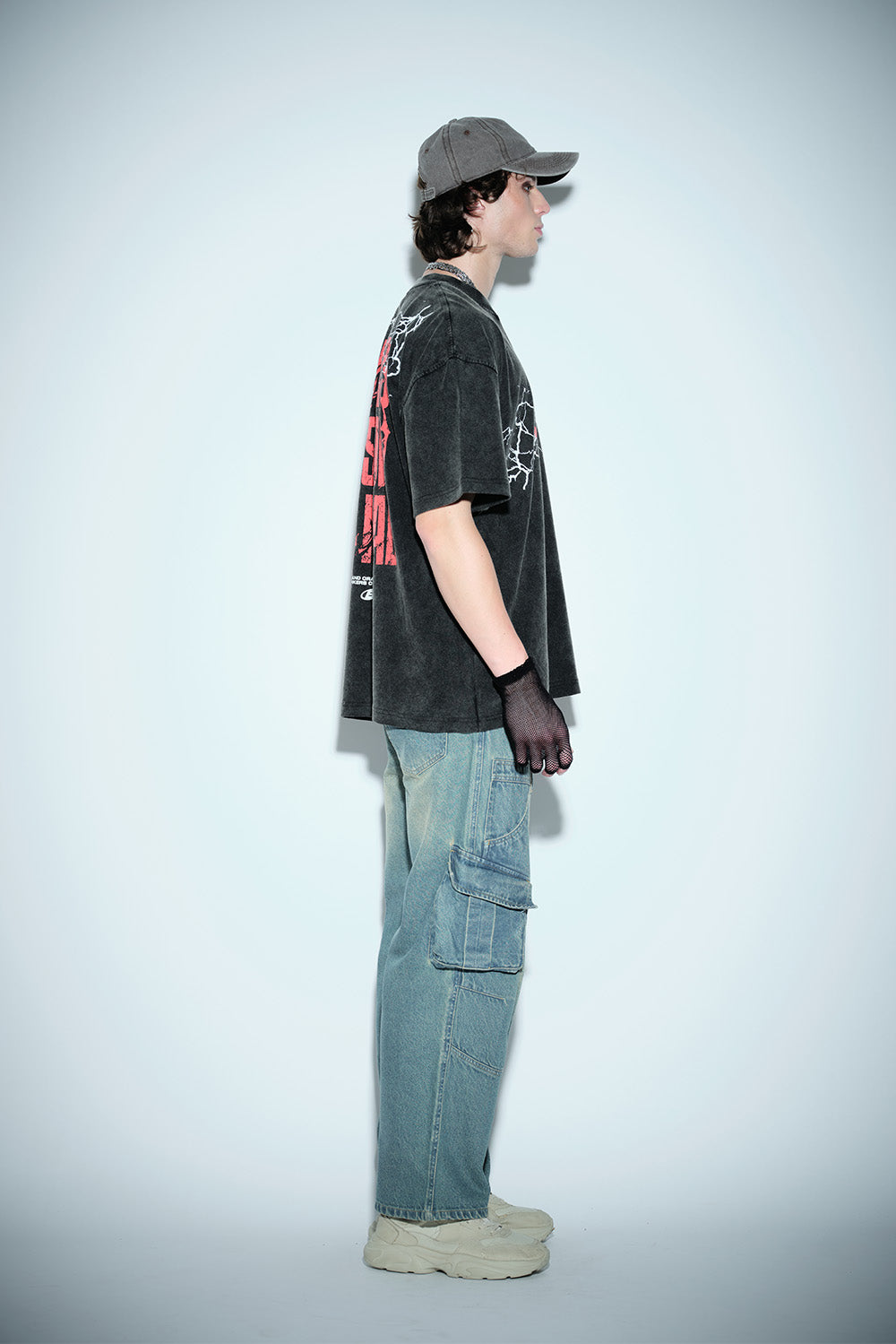 Paranoid Glitch Oversized T-shirt - BonkersCorner