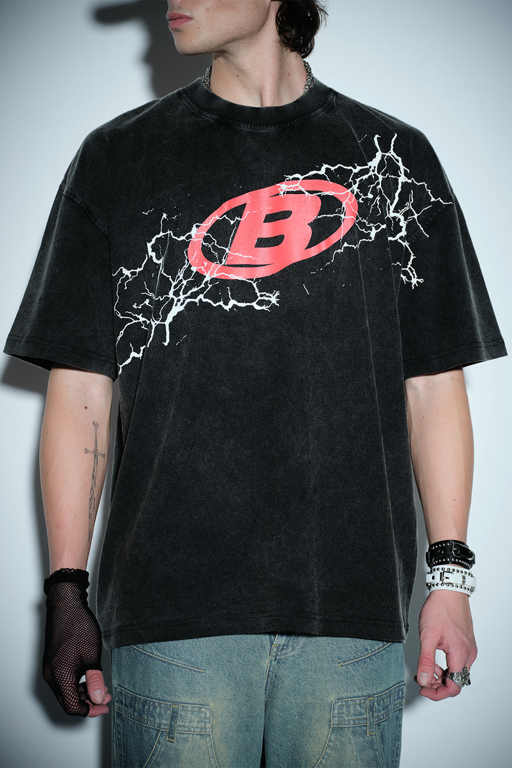 Paranoid Glitch Oversized T-shirt