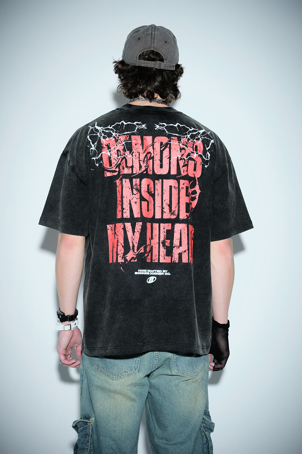 Paranoid Glitch Oversized T-shirt - BonkersCorner