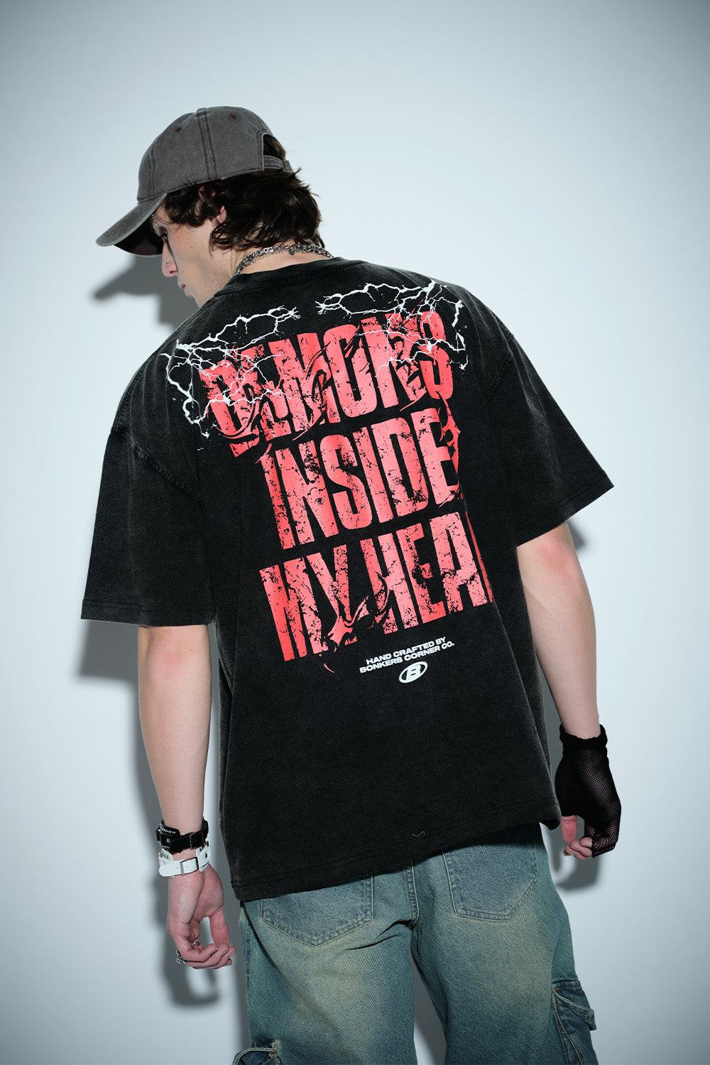 Paranoid Glitch Oversized T-shirt