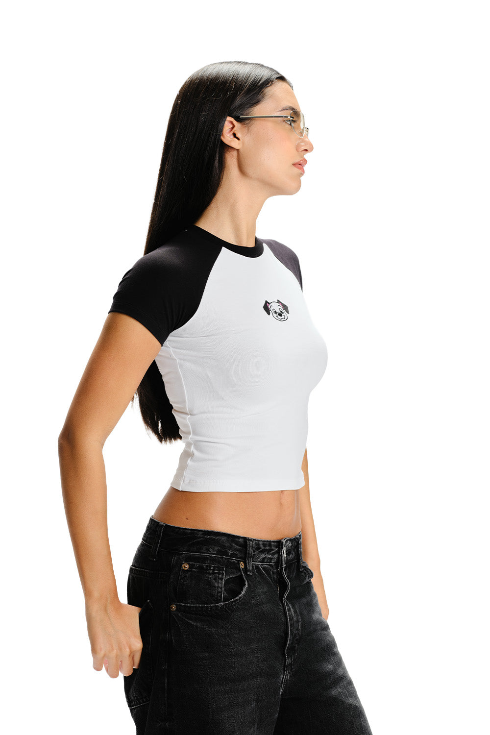 Pawsy Raglan Sleeves Baby Tee - BonkersCorner