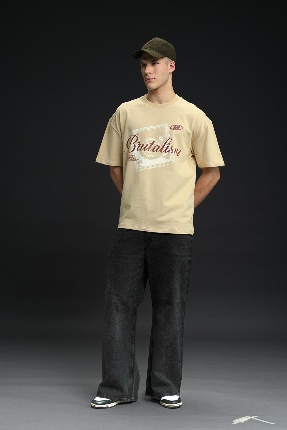 Raw Brutalism Oversized T-shirt - BonkersCorner