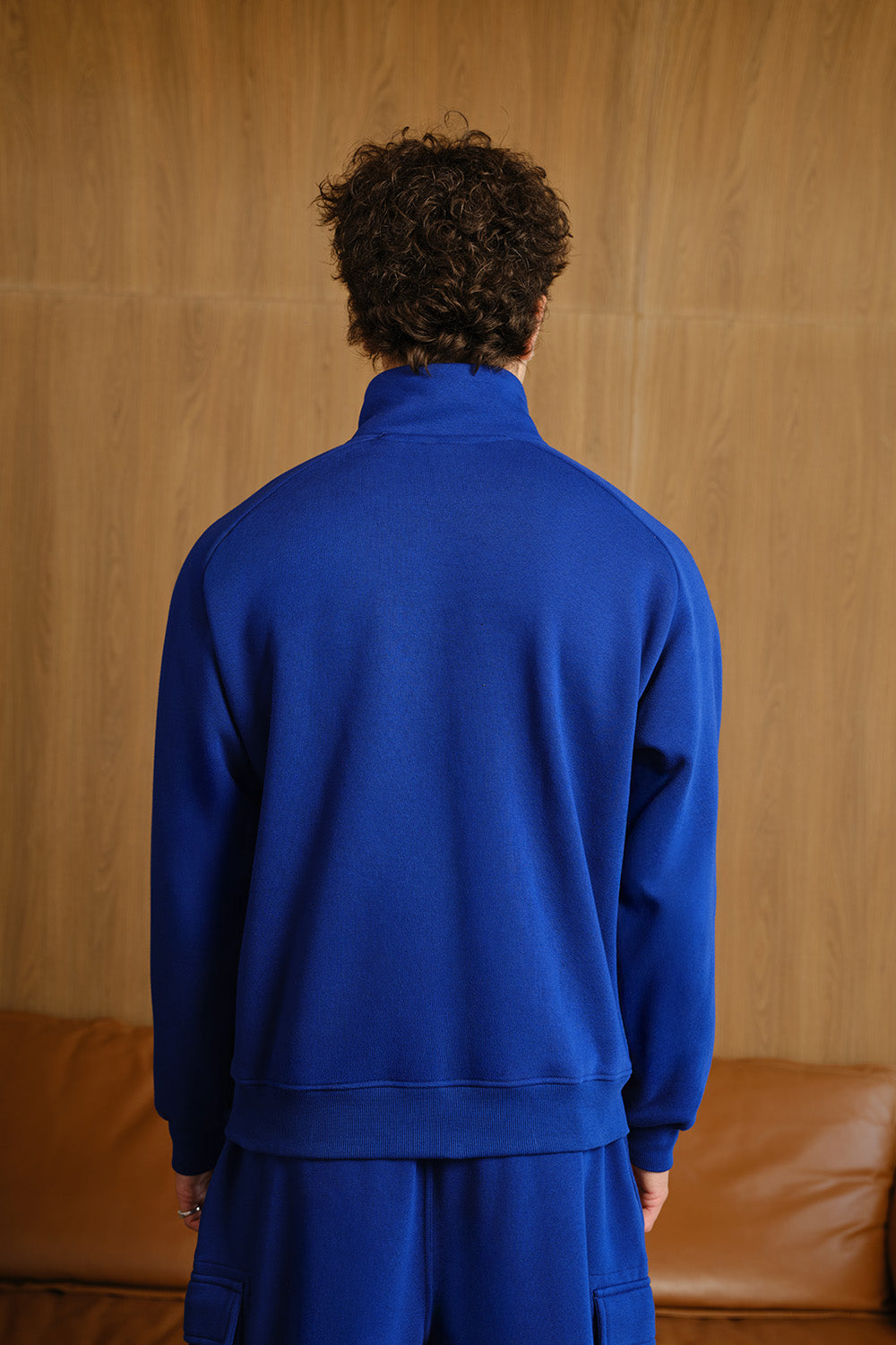 Sapphire Static High Neck Zipper Jacket - BonkersCorner