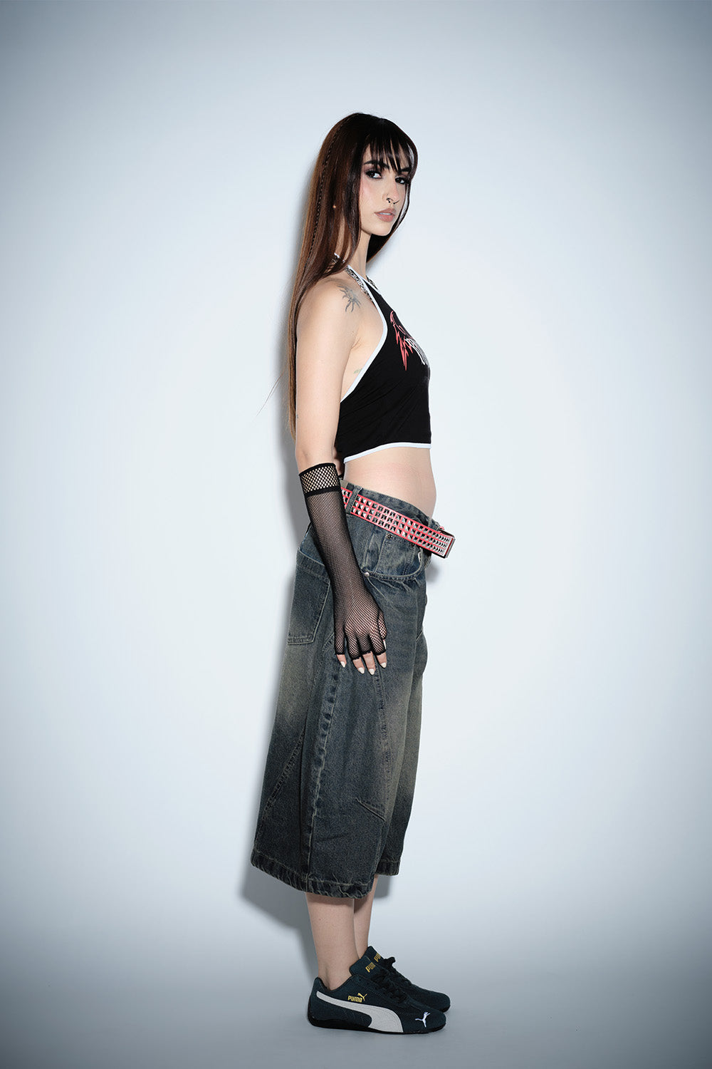 Scar Glyph Halter Neck Top - BonkersCorner