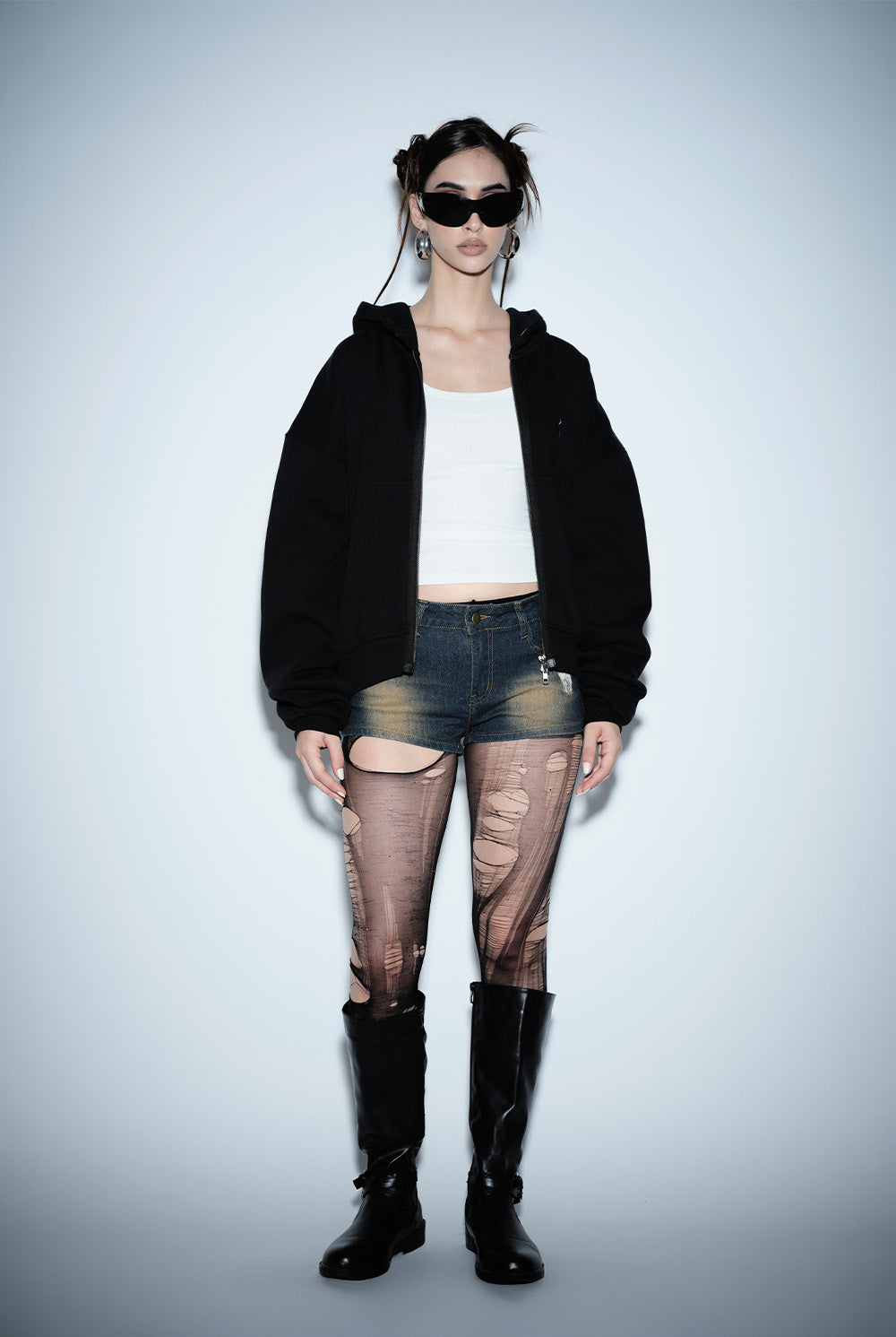 Shadow Sigil Zip Hoodie - BonkersCorner